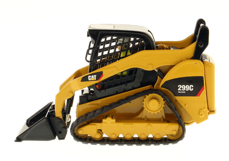 CAT Caterpillar 299C Compact Track Loader with Work Tools and Operator "Core Classics" Series 1/32 Diecast Model by Diecast Masters-2