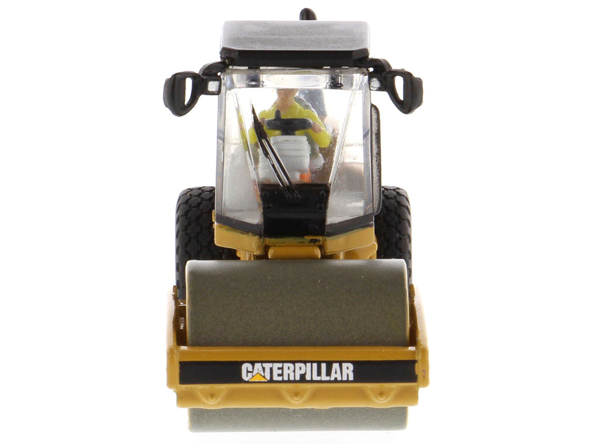 CAT Caterpillar CS56 Smooth Drum Vibratory Soil Compactor with Operator "High Line" Series 1/87 (HO) Scale Diecast Model by Diecast Masters-3