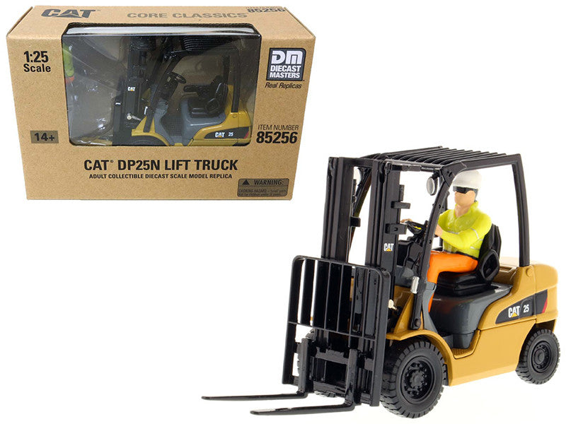 CAT Caterpillar DP25N DP/GP15-35N Range Lift Truck with Operator "Core Classics Series" 1/25 Diecast Model by Diecast Masters-0