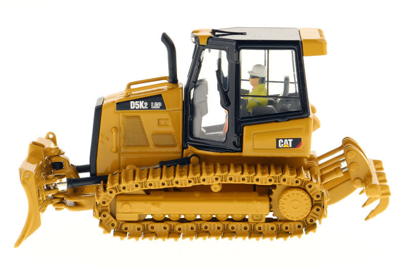CAT Caterpillar D5K2 LGP Track Type Tractor Dozer with Ripper and Operator "High Line" Series 1/50 Diecast Model by Diecast Masters-1