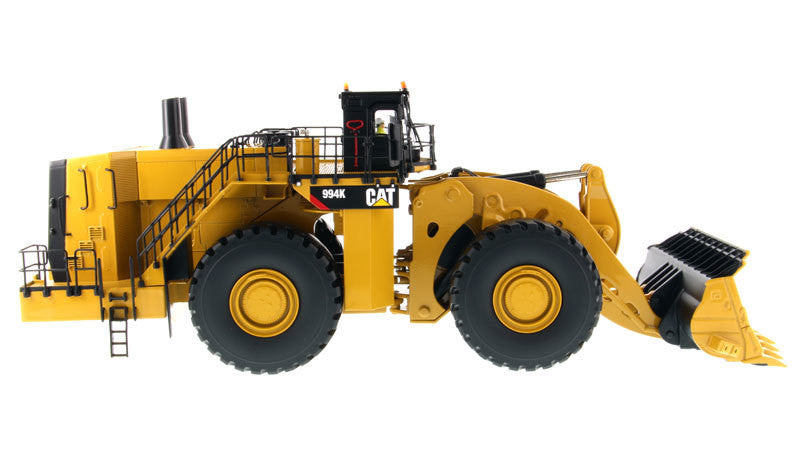 CAT Caterpillar 994K Wheel Loader with Rock Bucket and Operator "Core Classics" Series 1/50 Diecast Model  by Diecast Masters-1