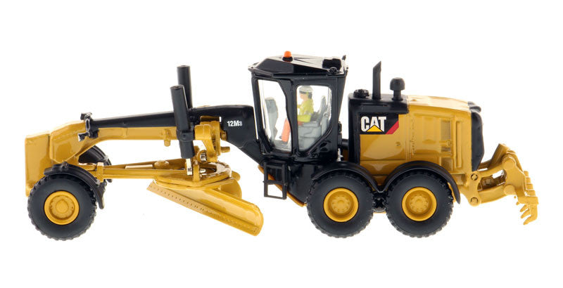 CAT Caterpillar 12M3 Motor Grader with Operator "High Line" Series 1/87 (HO) Scale Diecast Model by Diecast Masters-1