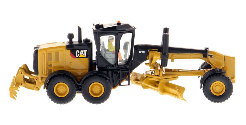 CAT Caterpillar 12M3 Motor Grader with Operator "High Line" Series 1/87 (HO) Scale Diecast Model by Diecast Masters-2