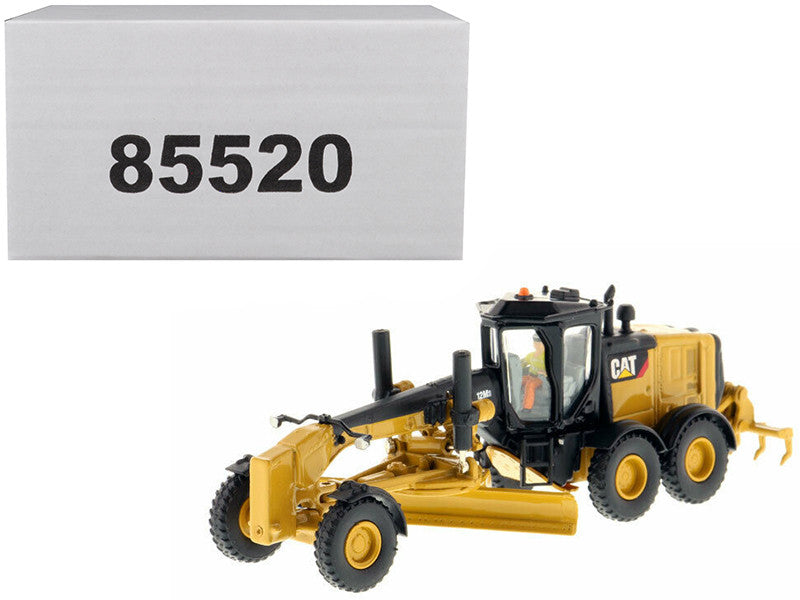 CAT Caterpillar 12M3 Motor Grader with Operator "High Line" Series 1/87 (HO) Scale Diecast Model by Diecast Masters-0