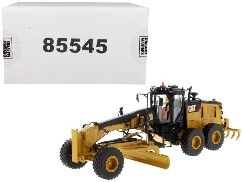 CAT Caterpillar 14M3 Motor Grader with Operator "High Line Series" 1/50 Diecast Model by Diecast Masters-0