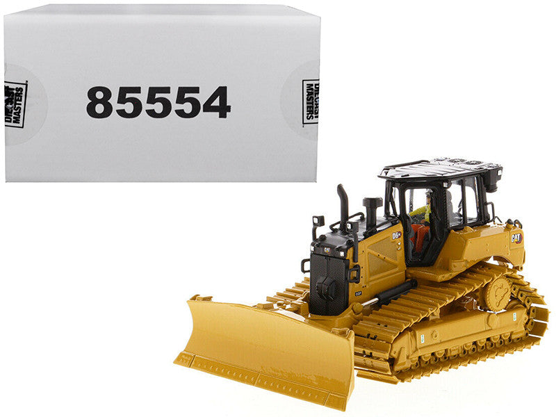 CAT Caterpillar D6 XE LGP Track Type Tractor Dozer with VPAT Blade and Operator "High Line" Series 1/50 Diecast Model by Diecast Masters-0