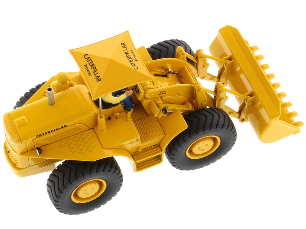 CAT Caterpillar 966A Wheel Loader Yellow with Operator "Vintage Series" 1/50 Diecast Model by Diecast Masters-4