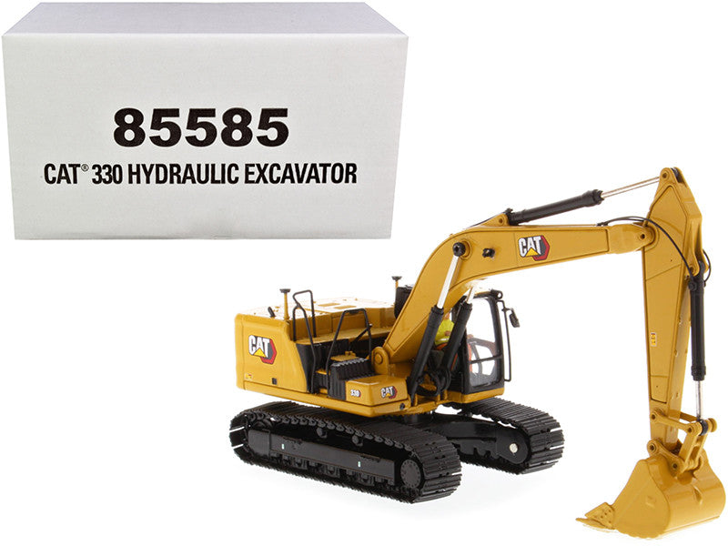 Cat Caterpillar 330 Hydraulic Excavator Next Generation with Operator "High Line Series" 1/50 Diecast Model by Diecast Masters-0