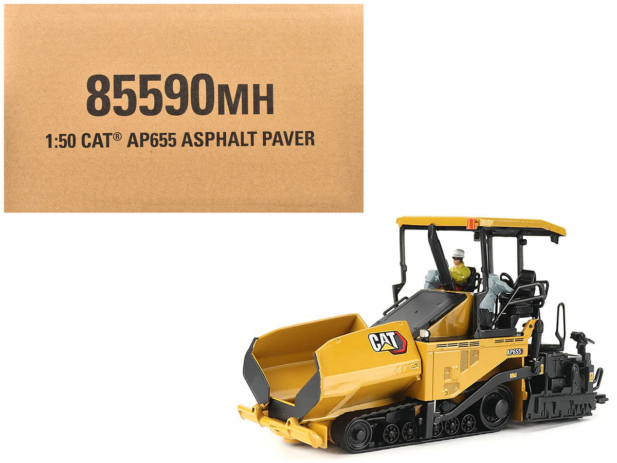 CAT Caterpillar AP655F Asphalt Paver Yellow "Core Classics" Series 1/50 Diecast Model by Diecast Masters-4