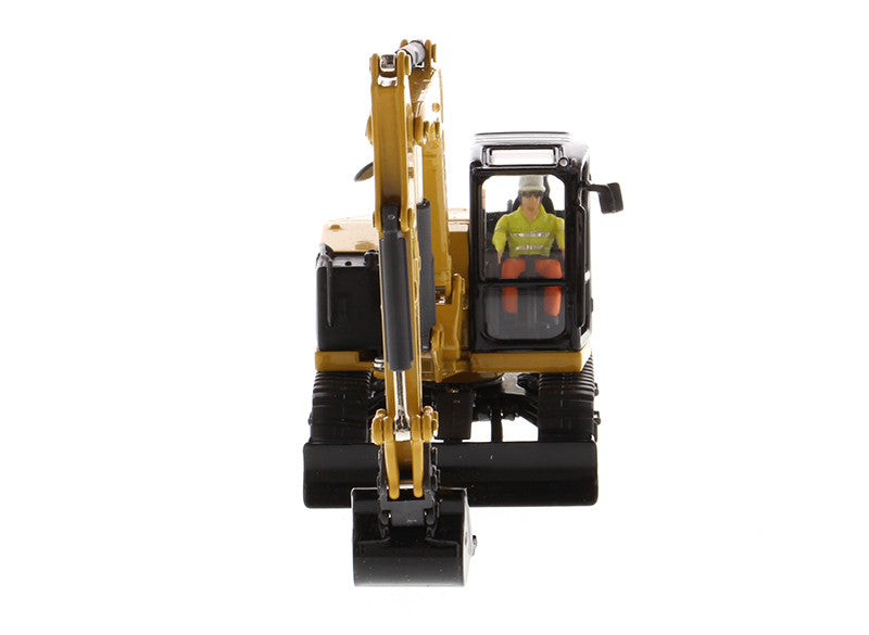 CAT Caterpillar 308 CR Next Generation Mini Hydraulic Excavator with Work Tools and Operator "High Line" Series 1/50 Diecast Model by Diecast Masters-3
