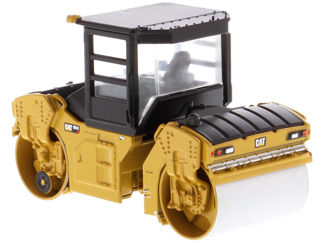 CAT Caterpillar CB-13 Tandem Vibratory Roller with Cab "Play & Collect!" Series 1/64 Diecast Model by Diecast Masters-2