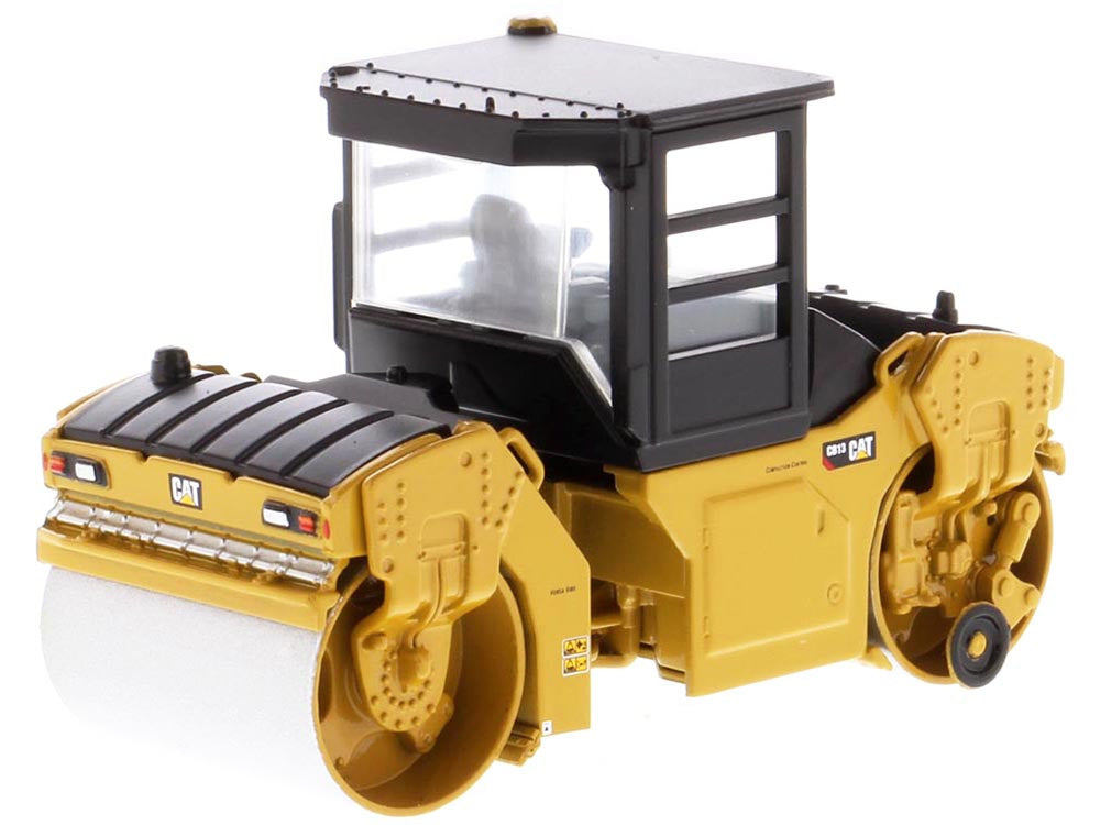 CAT Caterpillar CB-13 Tandem Vibratory Roller with Cab "Play & Collect!" Series 1/64 Diecast Model by Diecast Masters-3