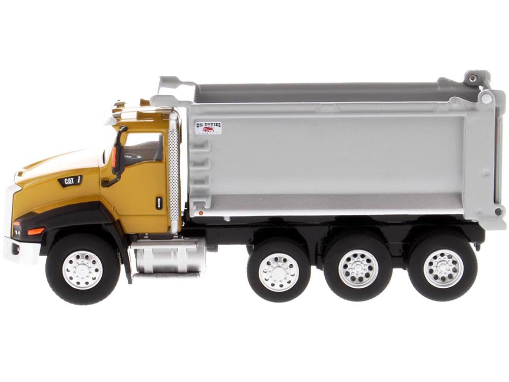 CAT Caterpillar CT660 Day Cab Tractor with OX Stampede Dump Truck "Play & Collect!" Series 1/64 Diecast Model by Diecast Masters-1