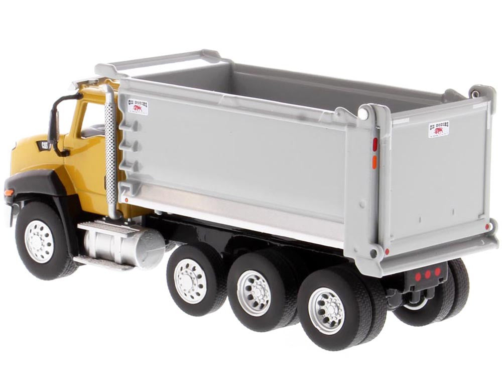 CAT Caterpillar CT660 Day Cab Tractor with OX Stampede Dump Truck "Play & Collect!" Series 1/64 Diecast Model by Diecast Masters-2