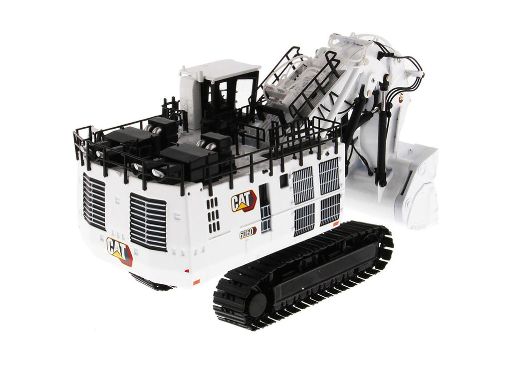 CAT Caterpillar 6060 Hydraulic Mining Front Shovel Coal Configuration White "High Line Series" 1/87 (HO) Scale Diecast Model by Diecast Masters-1