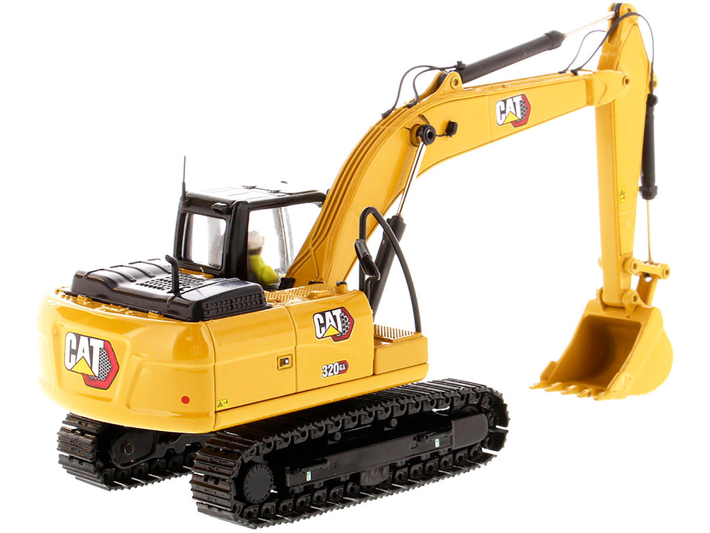 CAT Caterpillar 320 GX Hydraulic Excavator with Operator "High Line" Series 1/50 Diecast Model by Diecast Masters-2