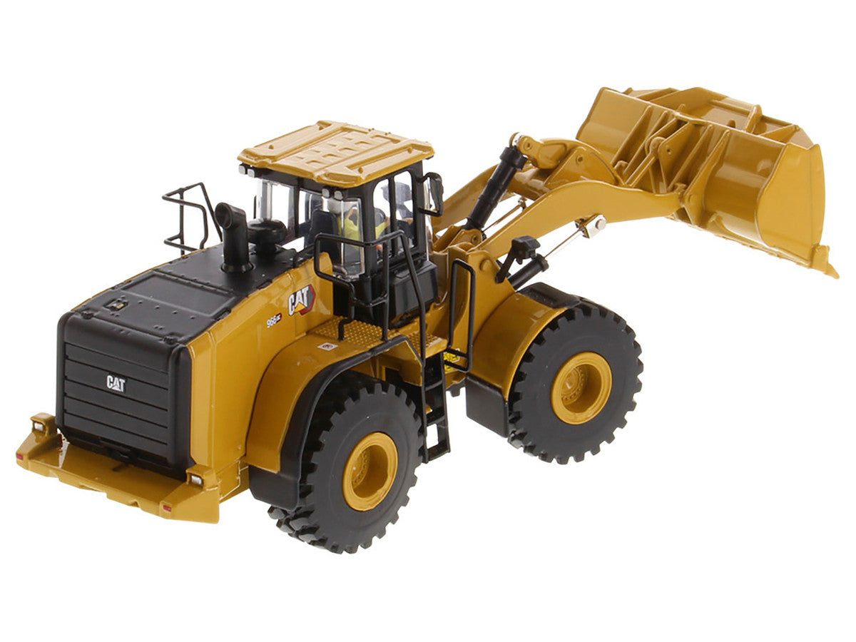 CAT Caterpillar 966 GC Wheel Loader Yellow with Operator "High Line Series" 1/50 Diecast Model by Diecast Masters-3