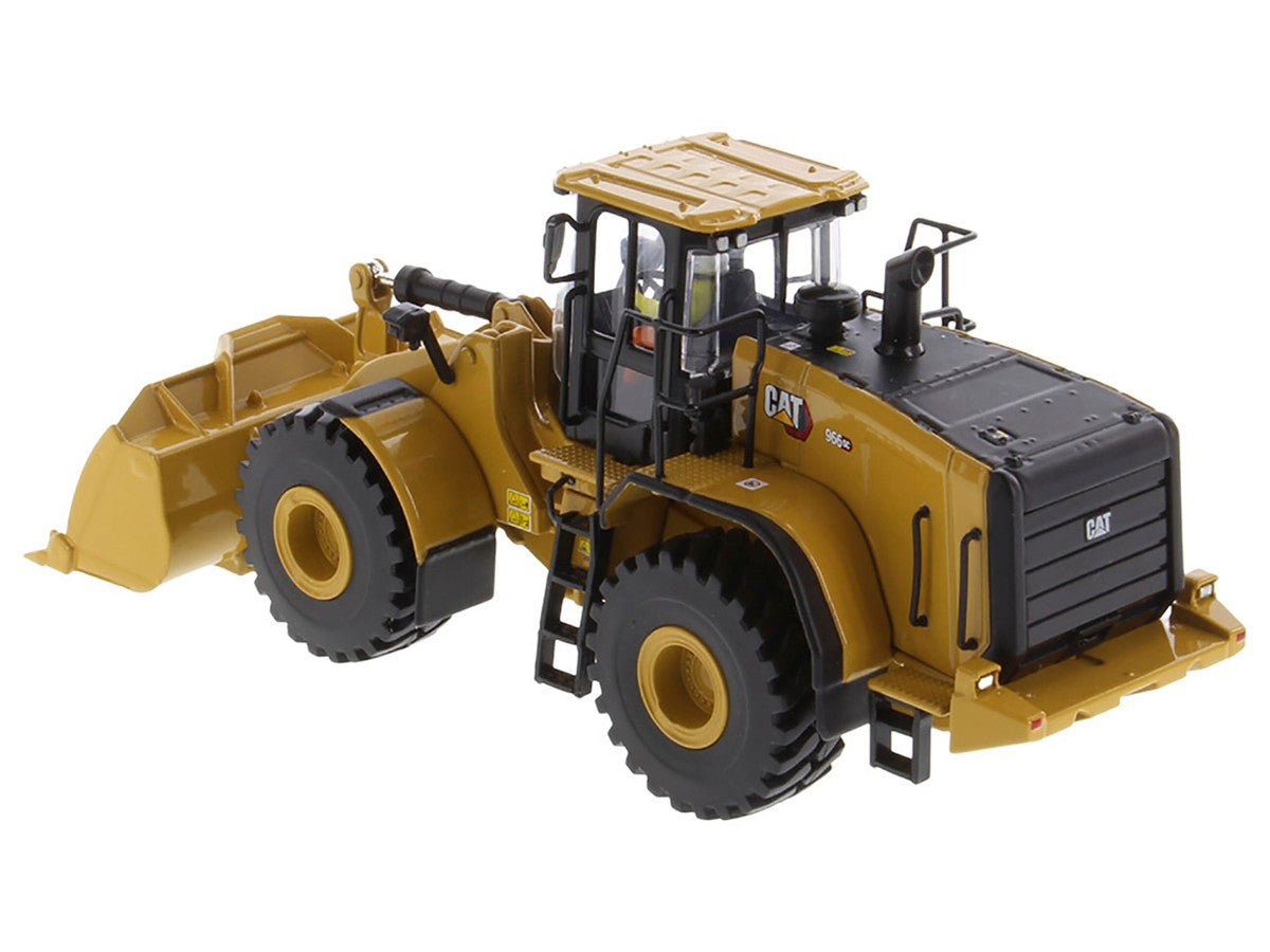 CAT Caterpillar 966 GC Wheel Loader Yellow with Operator "High Line Series" 1/50 Diecast Model by Diecast Masters-2