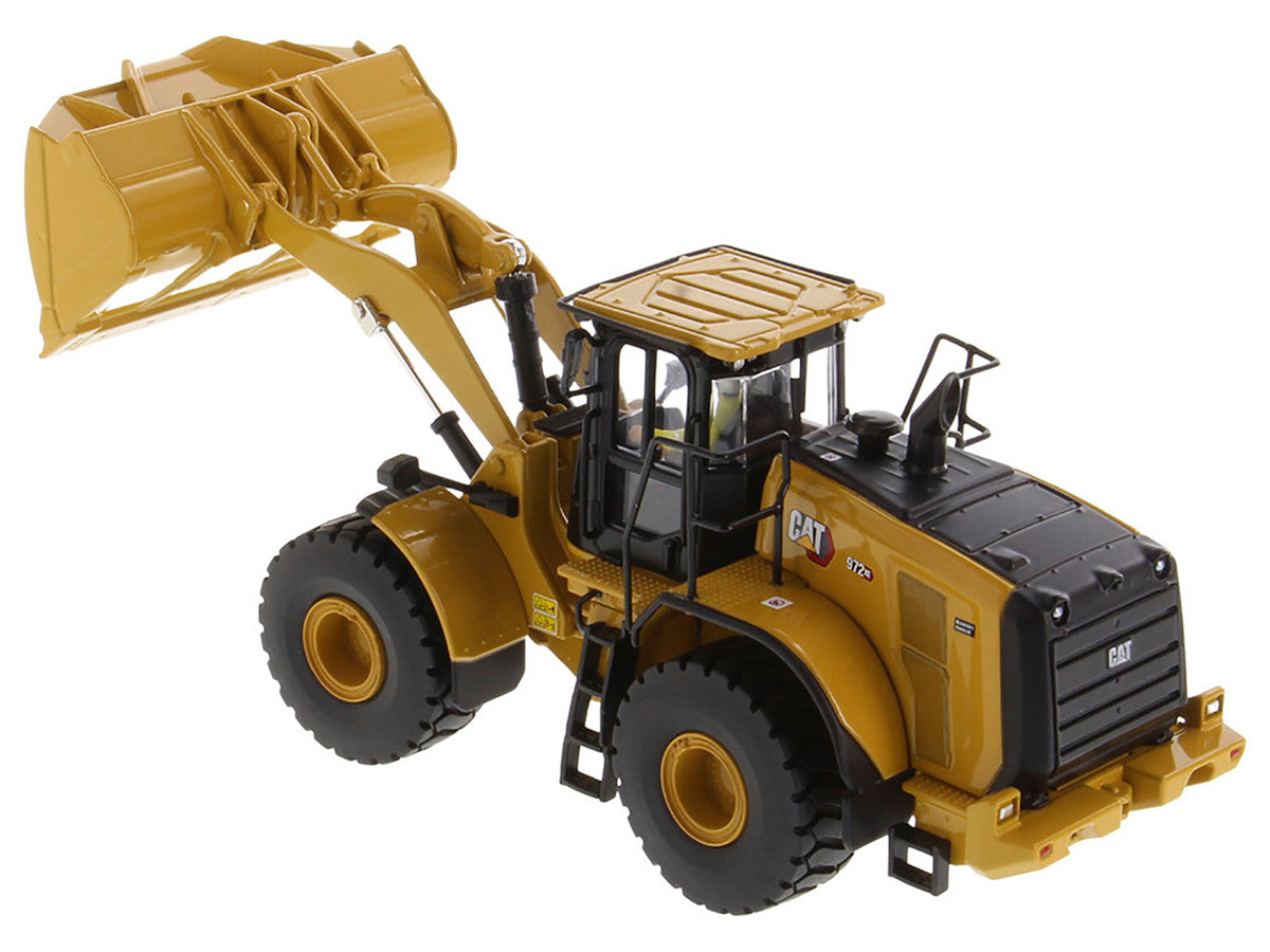 CAT Caterpillar 972 XE Wheel Loader Yellow with Operator "High Line Series" 1/50 Diecast Model by Diecast Masters-4