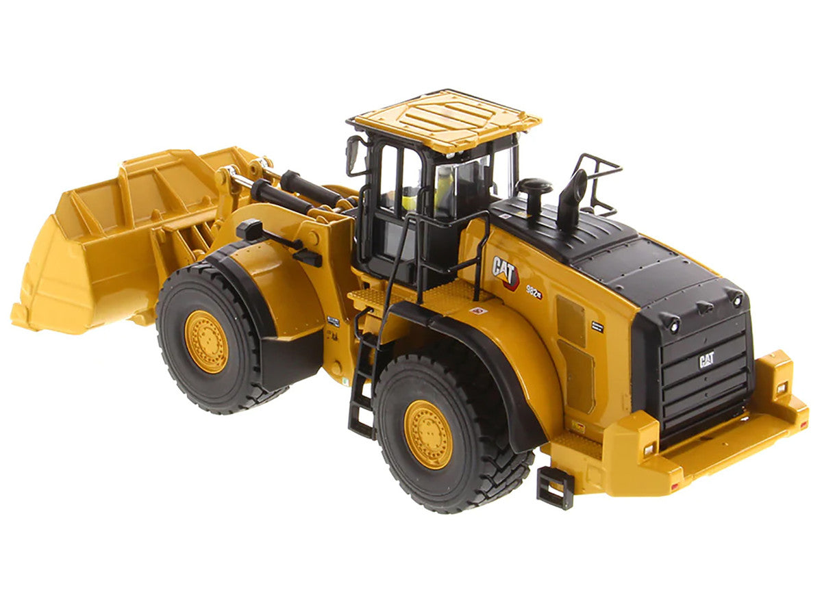 CAT Caterpillar 982 XE Wheel Loader Yellow with Operator "High Line Series" 1/50 Diecast Model by Diecast Masters-4