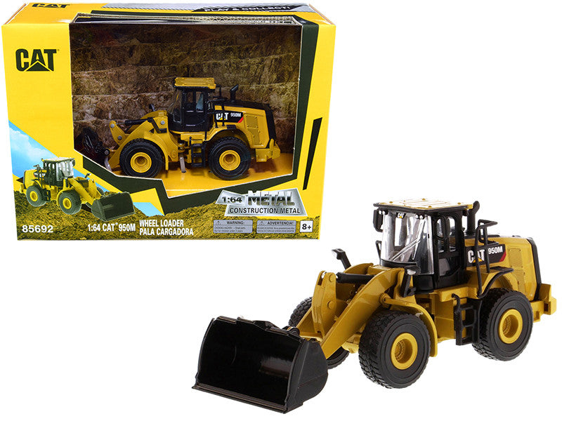 CAT Caterpillar 950M Wheel Loader "Play & Collect!" Series 1/64 Diecast Model by Diecast Masters-0