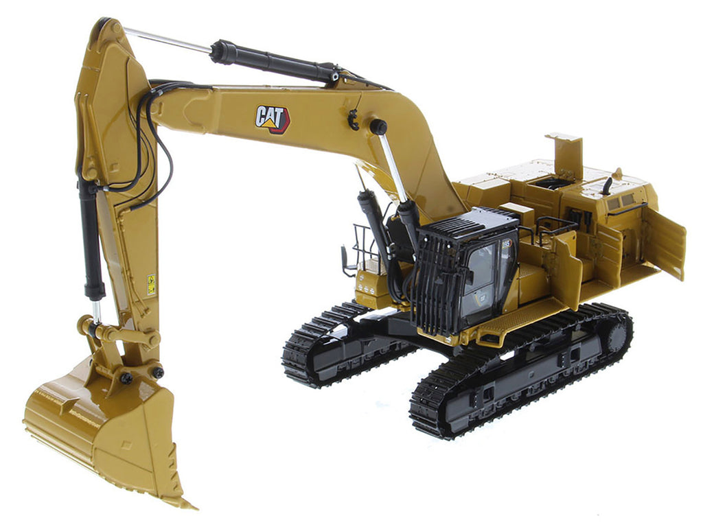 CAT Caterpillar 395 Next Generation Hydraulic Excavator (General Purpose Version) Yellow with Operator and Additional Tools "High Line" Series 1/50 Diecast Model by Diecast Masters-3