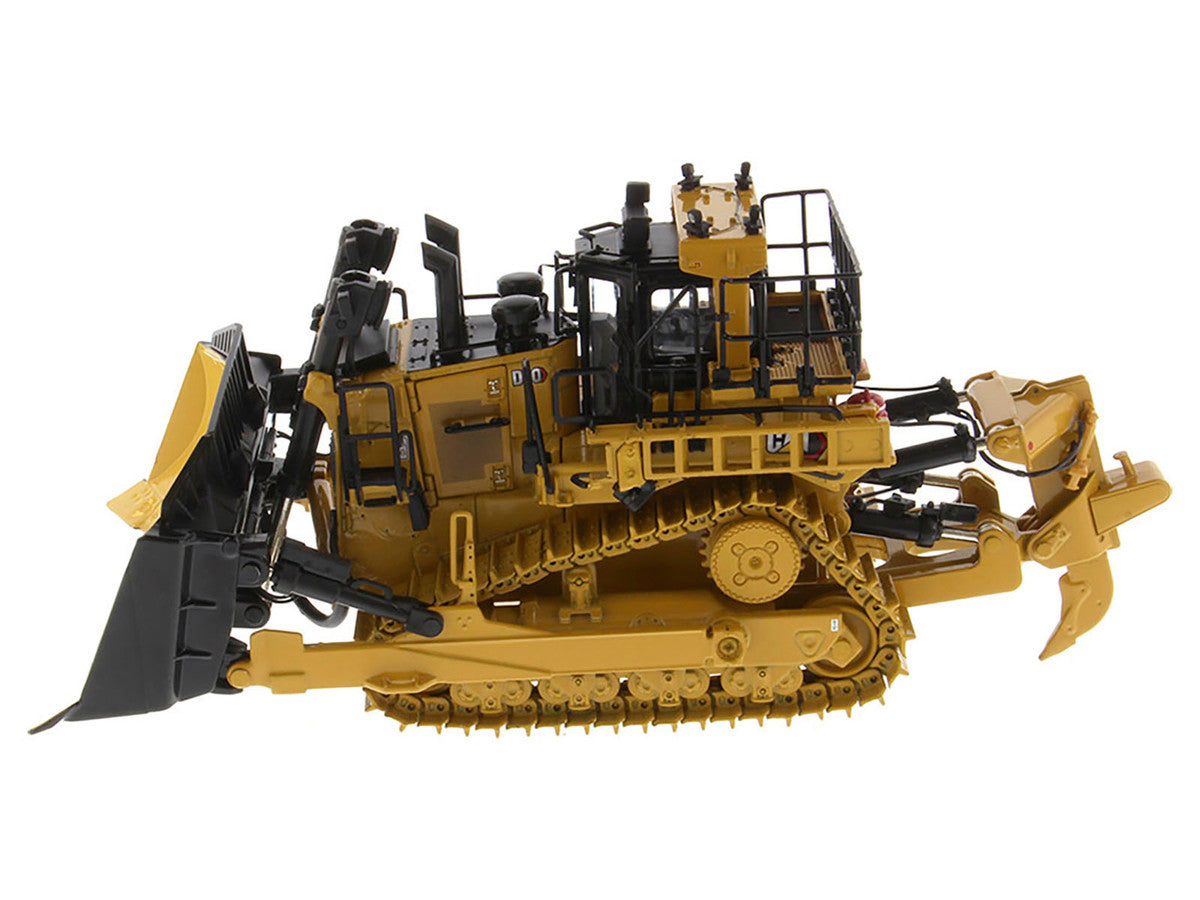 CAT Caterpillar D10 Track Type Dozer Yellow "High Line Series" 1/50 Diecast Model by Diecast Masters-4