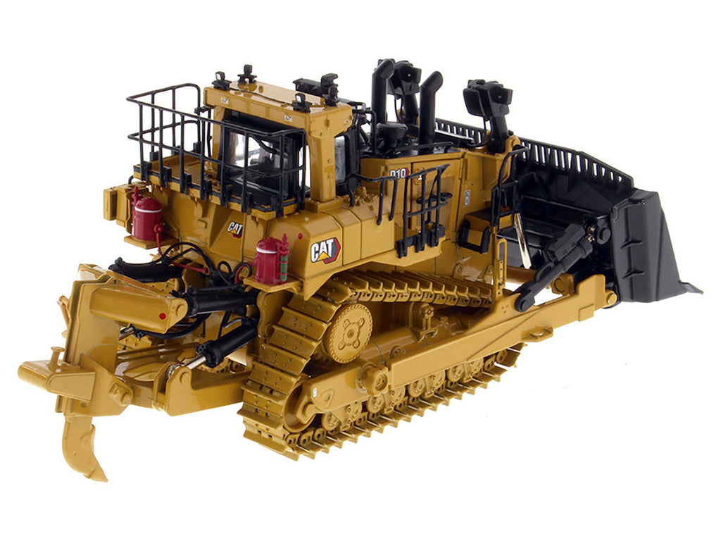 CAT Caterpillar D10 Track Type Dozer Yellow "High Line Series" 1/50 Diecast Model by Diecast Masters-3