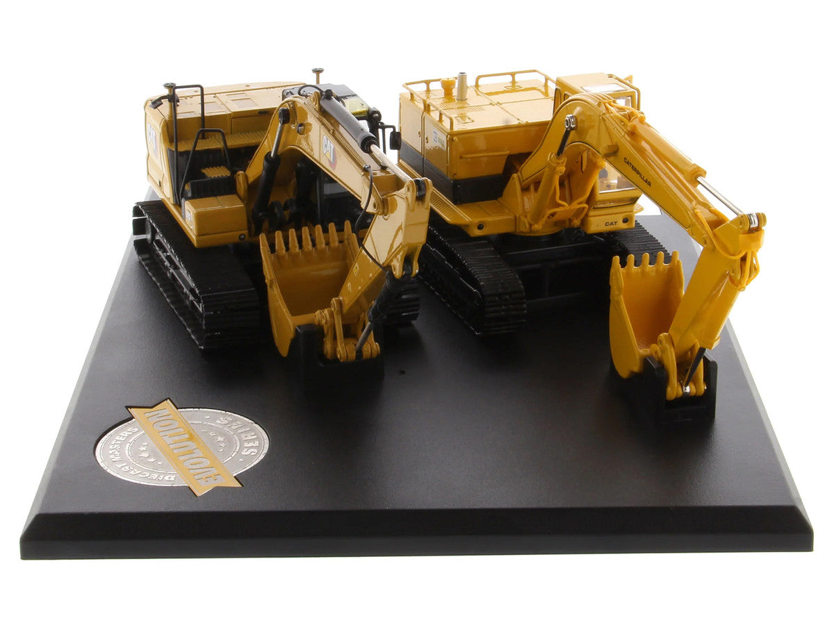 CAT Caterpillar 225 Hydraulic Escavator and CAT Caterpillar 323 Next Generation Hydraulic Escavator Set of 2 pieces "Evolution Series" 1/50 Diecast Models by Diecast Masters-4