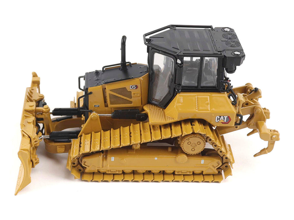 CAT Caterpillar D5 LGP Track-Type Dozer Yellow "High Line" Series 1/50 Diecast Model by Diecast Masters-2