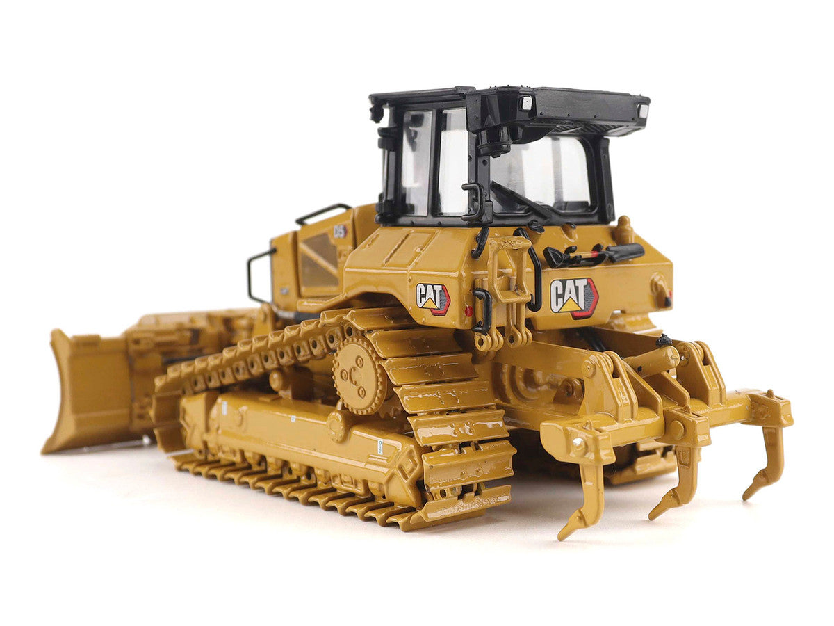 CAT Caterpillar D5 LGP Track-Type Dozer Yellow "High Line" Series 1/50 Diecast Model by Diecast Masters-0