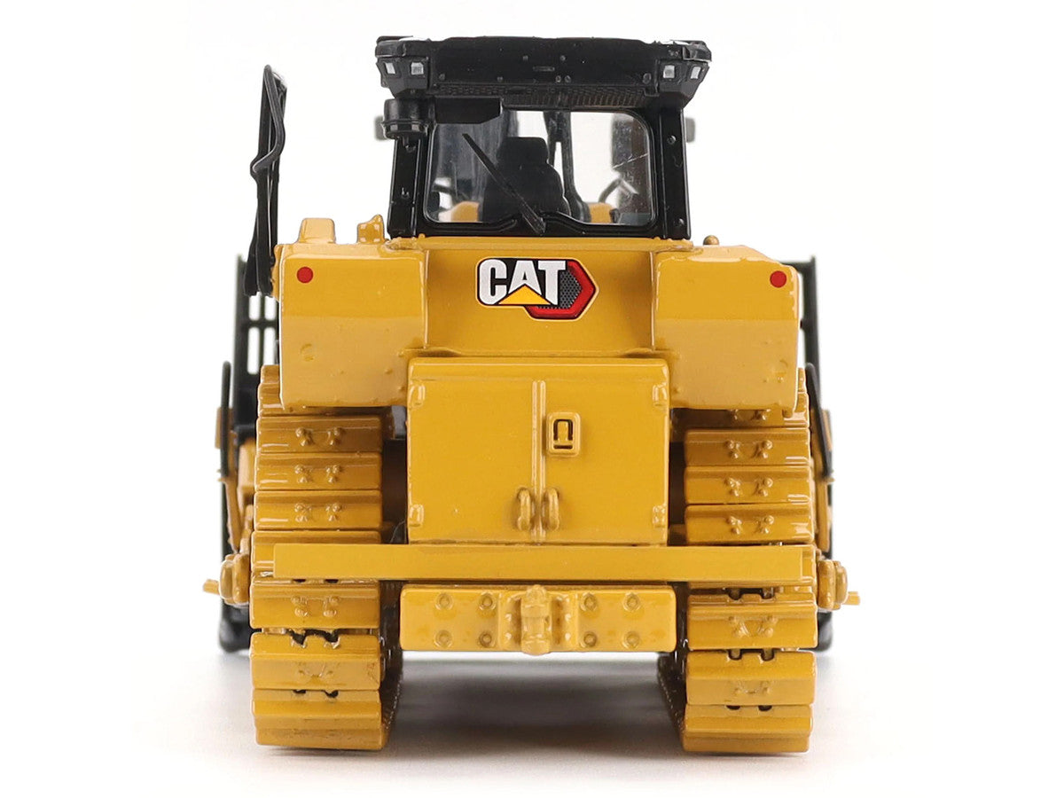 CAT Caterpillar D8 Track-Type Dozer (Waste Handler Configuration) Yellow "High Line" Series 1/50 Diecast Model by Diecast Masters-1