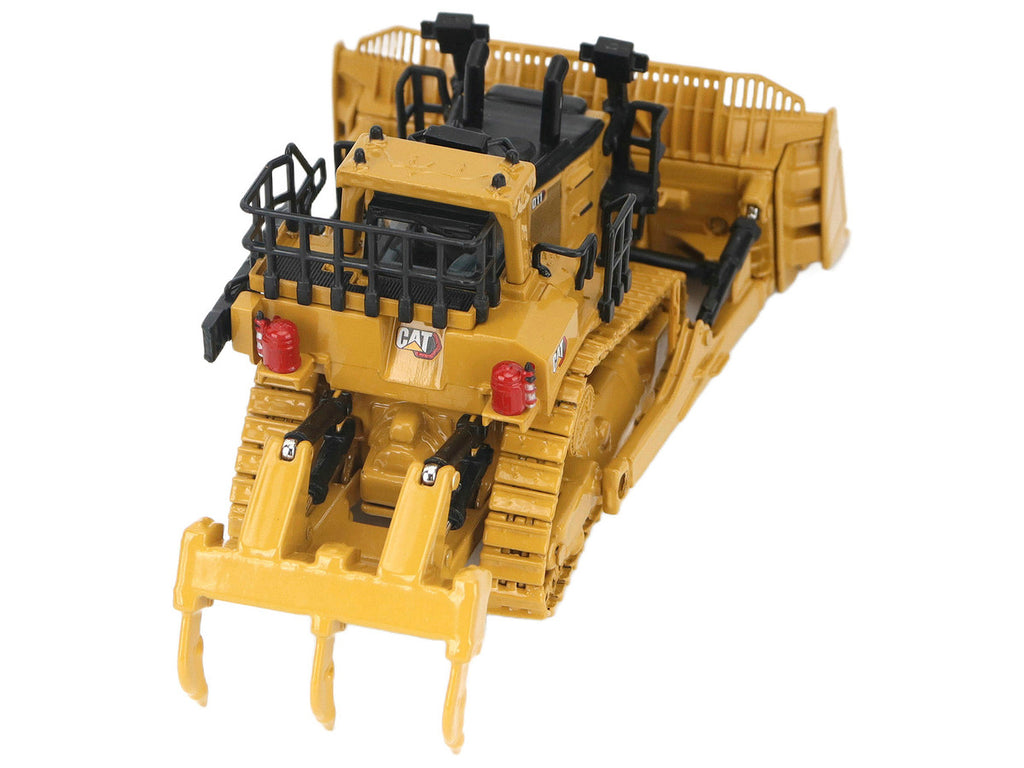 CAT Caterpillar D11 Track Type Dozer TKN Design Yellow "High Line" Series 1/87 (HO) Diecast Model by Diecast Masters-2