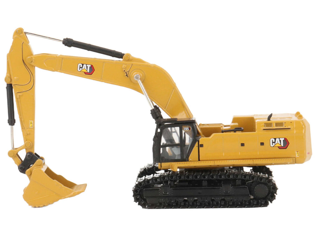 CAT Caterpillar 395 Next-Generation Hydraulic Excavator (Mass Excavator Version) Yellow with Additional Tools "High Line Series" 1/87 (HO) Diecast Model by Diecast Masters-3