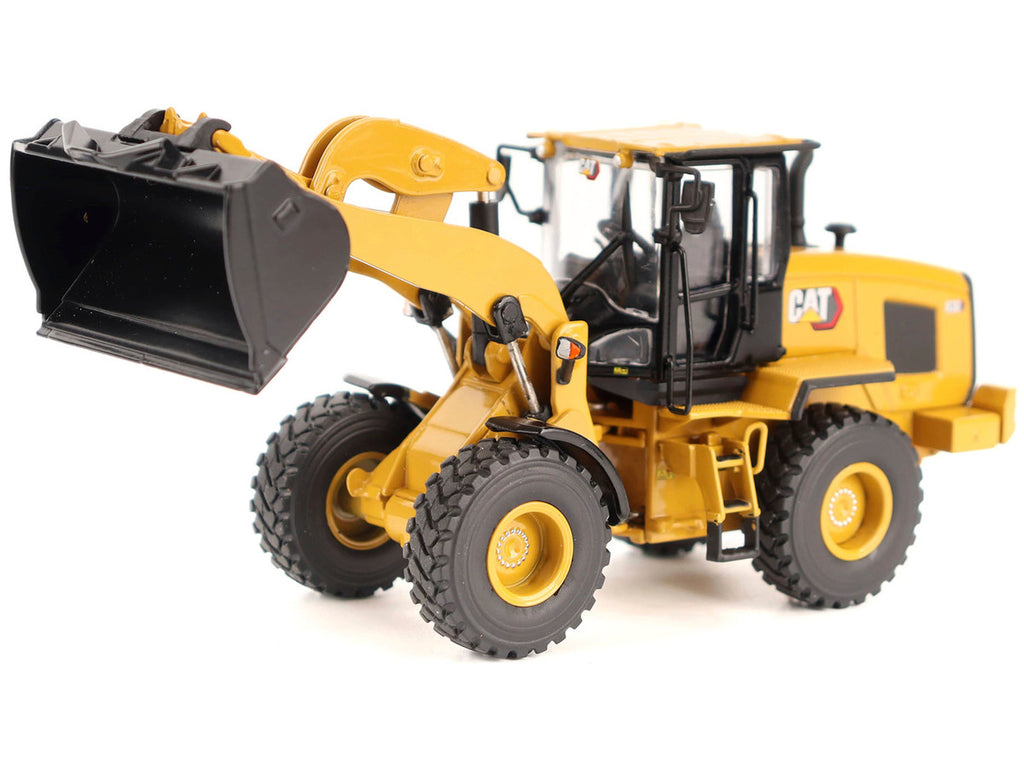 CAT Caterpillar 930 Wheel Loader with Operator Yellow "High Line" Series 1/50 Diecast Model by Diecast Masters-2