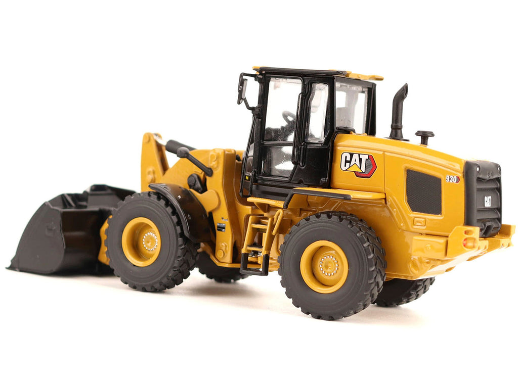 CAT Caterpillar 930 Wheel Loader with Operator Yellow "High Line" Series 1/50 Diecast Model by Diecast Masters-1
