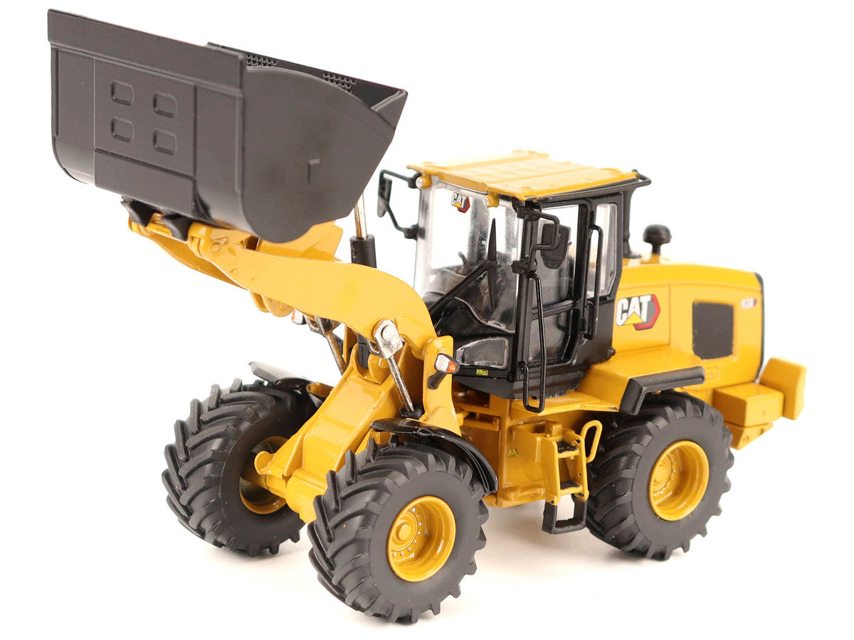 CAT Caterpillar 938 Wheel Loader with Operator Yellow "High Line" Series 1/50 Diecast Model by Diecast Masters-0