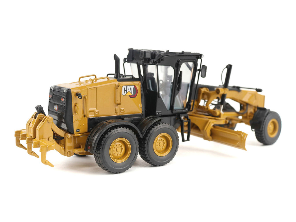 CAT Caterpillar 140 LVR Motor Grader Yellow with Black Top "High Line" Series 1/50 Diecast Model by Diecast Masters-2