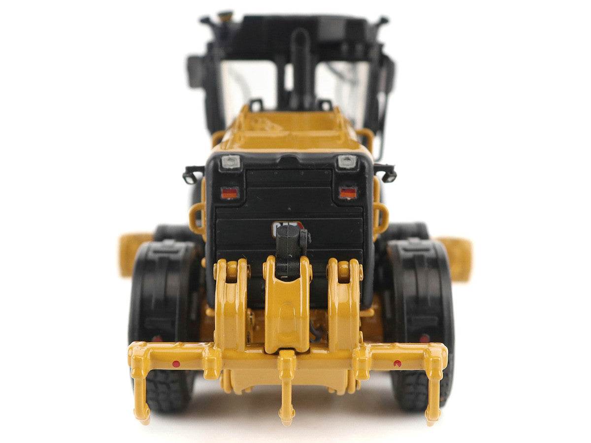 CAT Caterpillar 140 LVR Motor Grader Yellow with Black Top "High Line" Series 1/50 Diecast Model by Diecast Masters-3