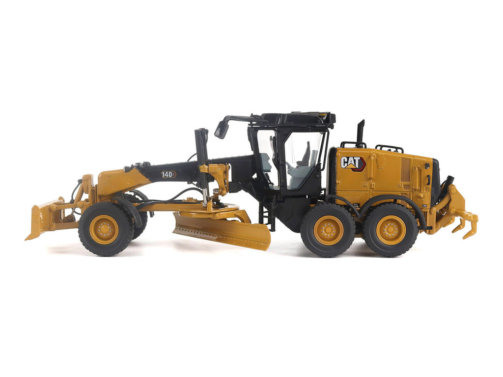 CAT Caterpillar 140 JOY Motor Grader Yellow with Black Top "High Line" Series 1/50 Diecast Model by Diecast Masters-1