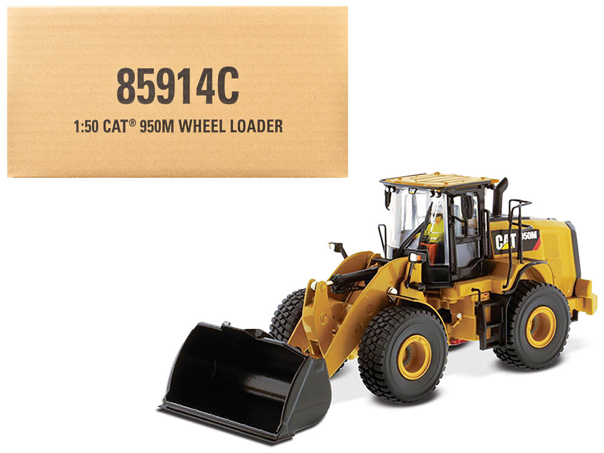 CAT Caterpillar 950M Wheel Loader with Operator "Core Classics" Series 1/50 Diecast Model by Diecast Masters-2