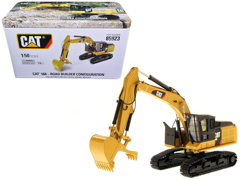 CAT Caterpillar 568 GF Road Builder with Operator "High Line Series" 1/50 Diecast Model by Diecast Masters-0