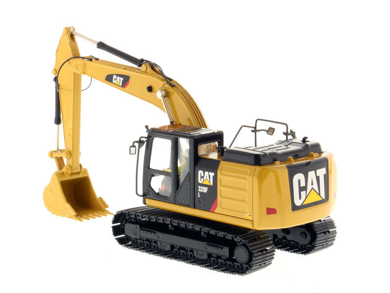 CAT Caterpillar 320F L Hydraulic Excavator with Operator "Core Classics" Series 1/50 Diecast Model by Diecast Masters-1