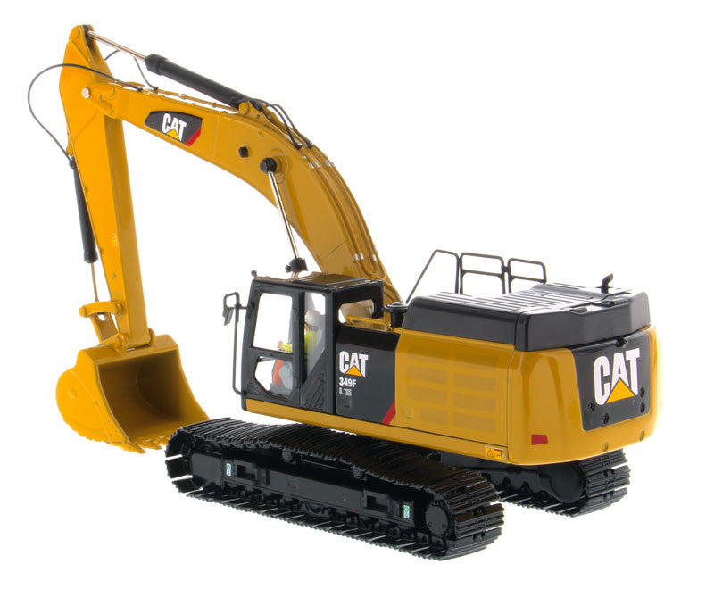 CAT Caterpillar 349F L XE Hydraulic Excavator with Operator "High Line" Series 1/50 Diecast Model by Diecast Masters-2