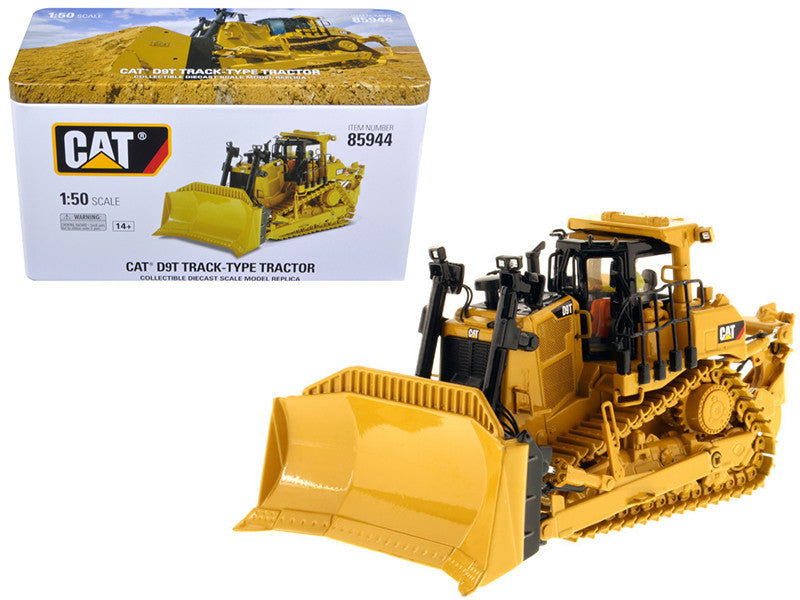 CAT Caterpillar D9T Track-Type Tractor with Operator "High Line Series" 1/50 Diecast Model by Diecast Masters-0