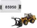 CAT Caterpillar 972M Wheel Loader with Log Fork and Operator "High Line" Series 1/87 (HO) Scale Diecast Model by Diecast Masters-0
