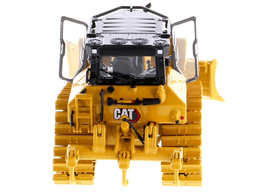 CAT Caterpillar D5 LGP VPAT Track Type Tractor Dozer Yellow with Operator "High Line" Series 1/50 Diecast Model by Diecast Masters-4