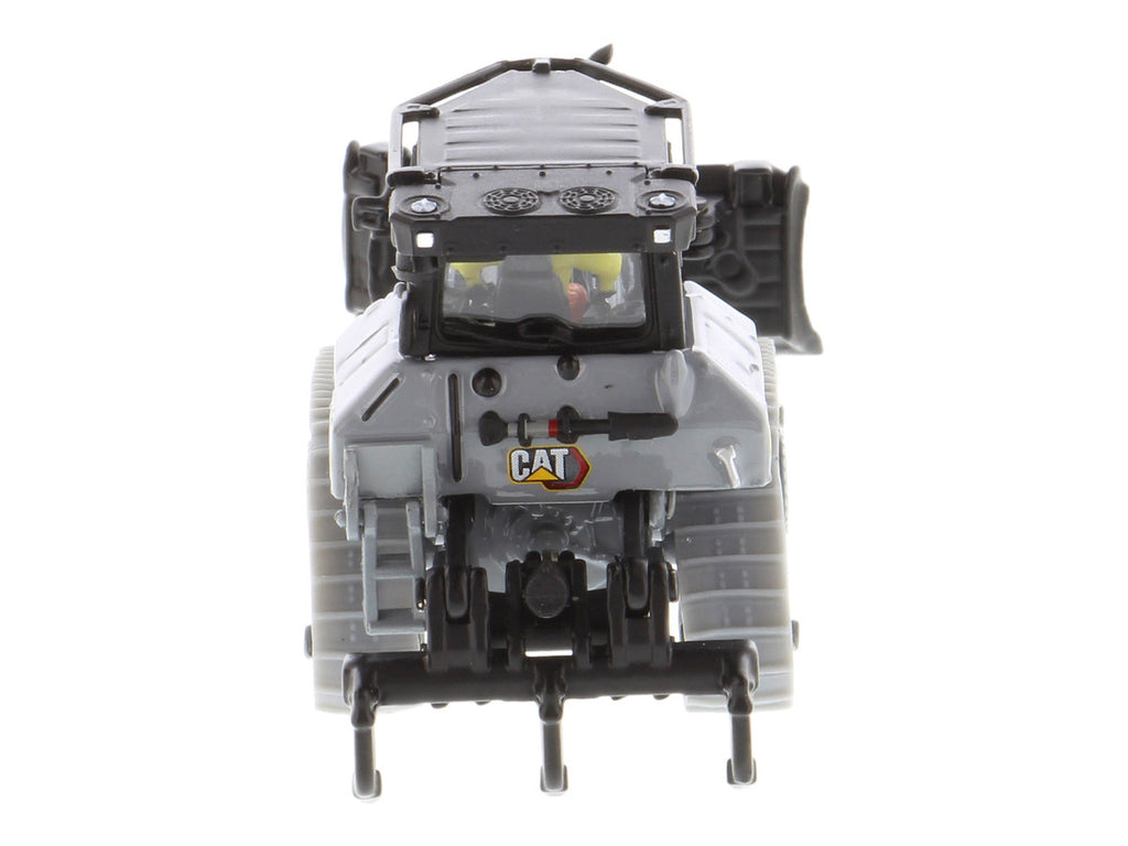 CAT Caterpillar D5 Track-Type Dozer "Centennial" Gray with Operator "High Line Series" 1/87 (HO) Diecast Model by Diecast Masters-2