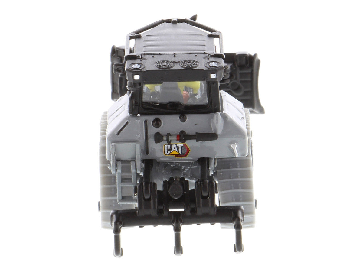 CAT Caterpillar D5 Track-Type Dozer "Centennial" Gray with Operator "High Line Series" 1/87 (HO) Diecast Model by Diecast Masters-2