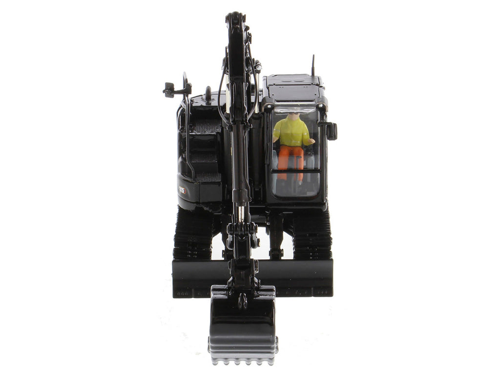 CAT Caterpillar 315 Track Type Hydraulic Excavator Special Black Finish with Operator "High Line" Series 1/50 Diecast Model by Diecast Masters-3